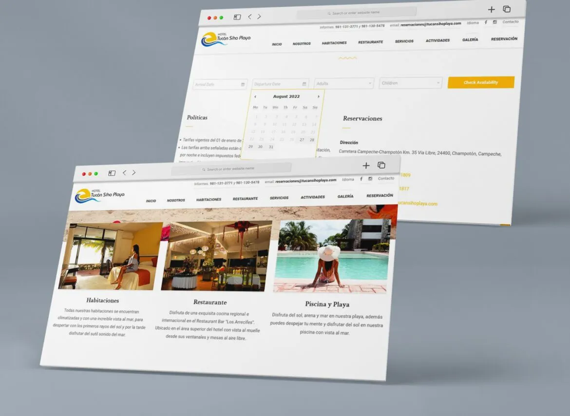 Portafolio de sitios web InnMak