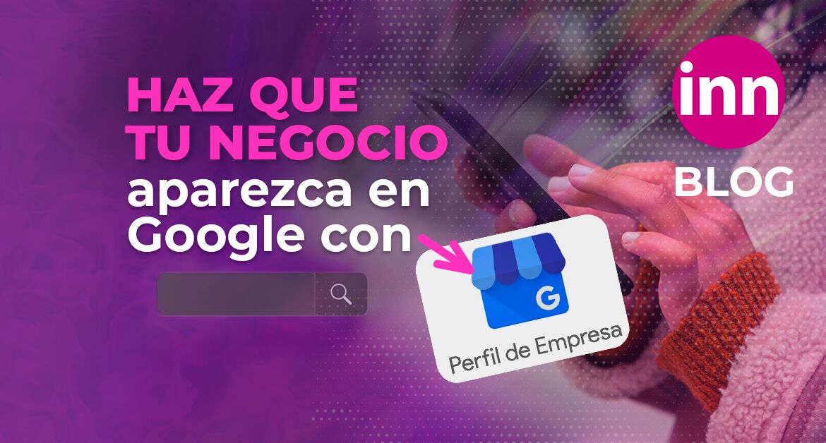 resultados de busqueda en smartphone con el titulo "Haz que tu negocio aparezca en Google"