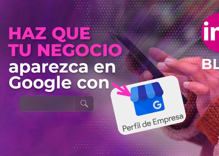 resultados de busqueda en smartphone con el titulo "Haz que tu negocio aparezca en Google"